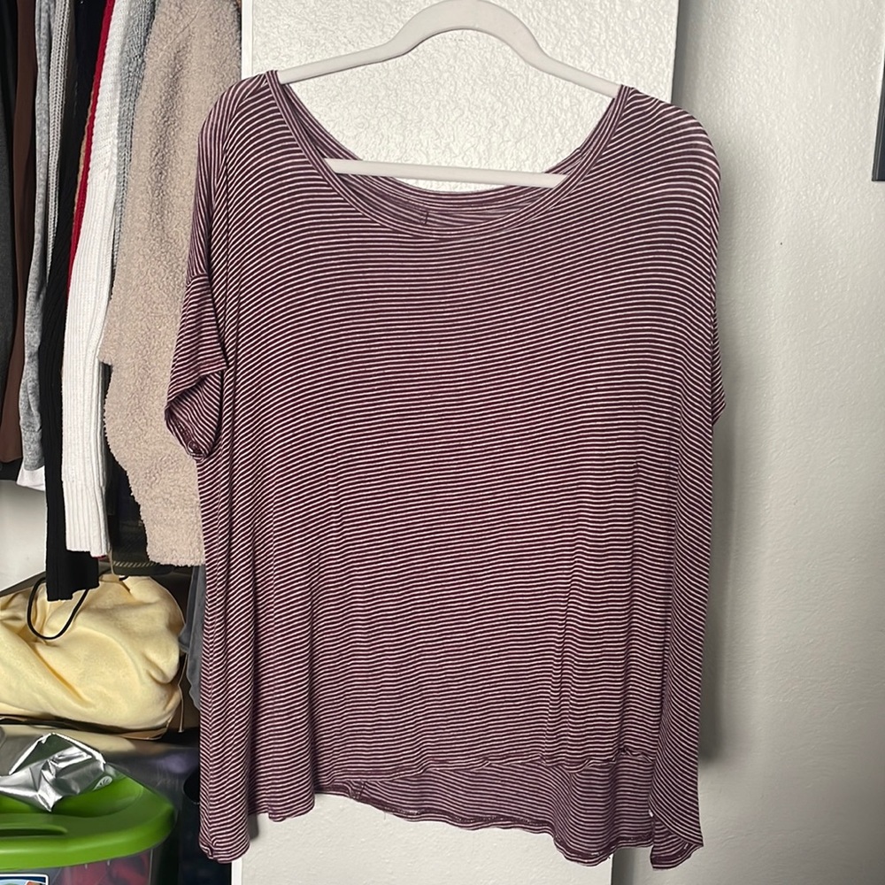 American Eagle Outfitters Striped Box Top